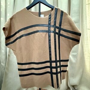 Sioni Tan and Black Women's Blouse